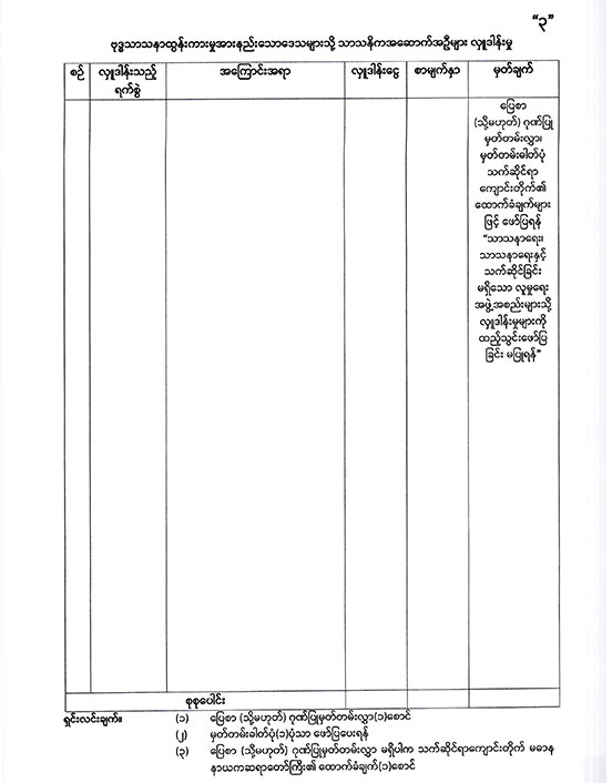 announcement for religious title 10